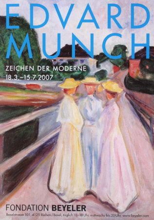 Edvard Munch Madeban auf dem Pier